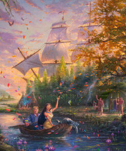 Alternative view of Puzzle Disney Pocahontas Contour Puzzle 2D 1000 Κομμάτια 59688