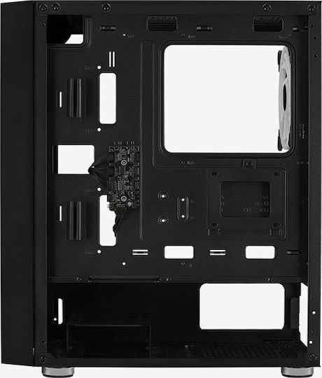 Aerocool Graphite ARGB Gaming Midi Tower Κουτί Υπολογιστή με Πλαϊνό Παράθυρο Μαύρο - Image 6