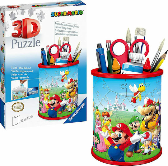 Puzzle Μολυβοθήκη Nintendo Super Mario 3D 54 Κομμάτια 11255