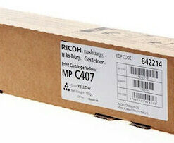 Alternative view of Ricoh MPC 407 Γνήσιο Toner Laser Εκτυπωτή Κίτρινο 8000 Σελίδων (842214)