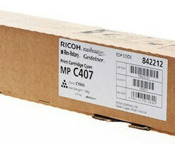Alternative view of Ricoh MPC 407 Γνήσιο Toner Laser Εκτυπωτή Κυανό 8000 Σελίδων (842212)