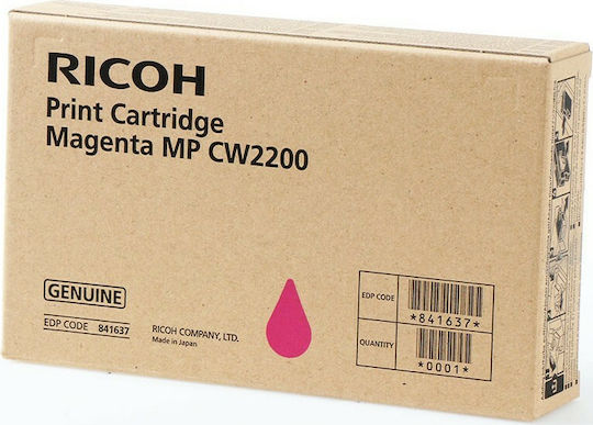 Ricoh MPC W2200SP Γνήσιο Μελάνι Εκτυπωτή InkJet Ματζέντα (841637)