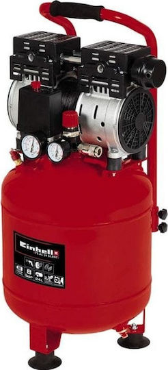 Einhell TE-AC 24 Μονοφασικό Κομπρεσέρ Αέρος 57dB με Ισχύ 1hp και Αεροφυλάκιο 24lt