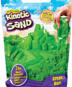 Spin Master Παιχνίδι Κατασκευών με Άμμο Kinetic Sand Colour Bag Green για Παιδιά 3+ Ετών 6047182