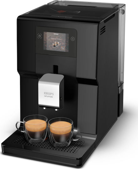 Krups Intuition Preference Αυτόματη Μηχανή Espresso 1450W Πίεσης 15bar για Cappuccino με Μύλο Άλεσης Μαύρη - Image 8