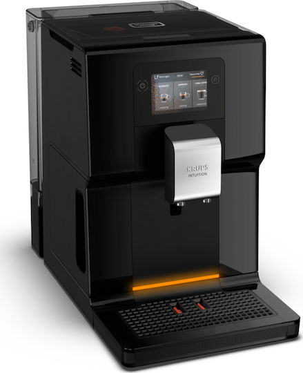 Krups Intuition Preference Αυτόματη Μηχανή Espresso 1450W Πίεσης 15bar για Cappuccino με Μύλο Άλεσης Μαύρη - Image 14