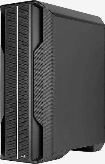 Aerocool Splinter Duo Gaming Midi Tower Κουτί Υπολογιστή με Πλαϊνό Παράθυρο και RGB Φωτισμό Μαύρο - Image 7