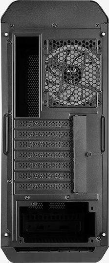Aerocool Splinter Duo Gaming Midi Tower Κουτί Υπολογιστή με Πλαϊνό Παράθυρο και RGB Φωτισμό Μαύρο - Image 6