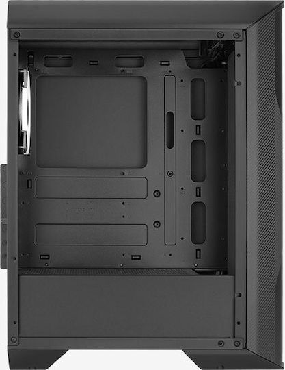 Aerocool Splinter Duo Gaming Midi Tower Κουτί Υπολογιστή με Πλαϊνό Παράθυρο και RGB Φωτισμό Μαύρο - Image 5