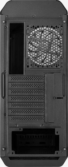 Aerocool Gladiator Duo Gaming Midi Tower Κουτί Υπολογιστή με Πλαϊνό Παράθυρο και RGB Φωτισμό Μαύρο - Image 5