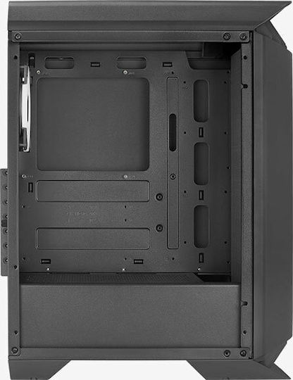 Aerocool Gladiator Duo Gaming Midi Tower Κουτί Υπολογιστή με Πλαϊνό Παράθυρο και RGB Φωτισμό Μαύρο - Image 4