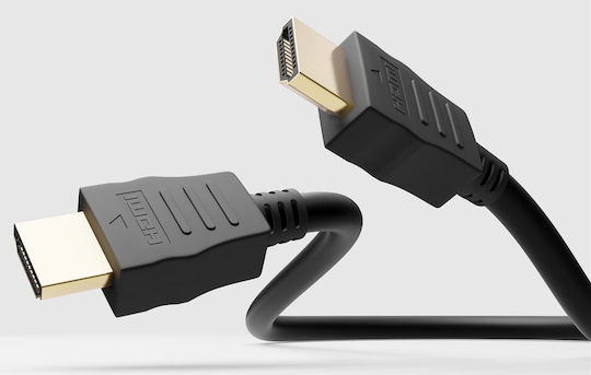 Goobay HDMI 2.1 Cable HDMI male - HDMI male 3m Μαύρο 47575 - Image 2