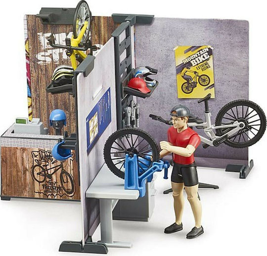 Bruder Παιχνίδι Μινιατούρα Bike Shop And Service (Διάφορα Σχέδια) 1τμχ 63120 - Image 2
