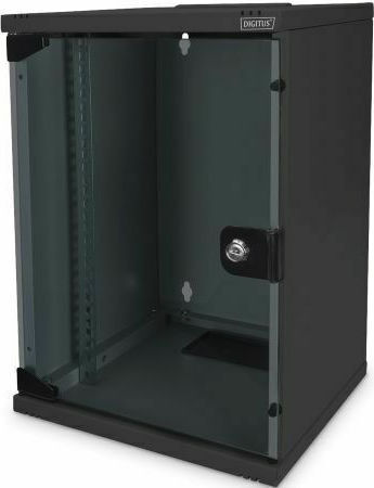 Digitus Επιτοίχια Καμπίνα Rack 9U 31.2x30x46.4cm Μαύρο DN-10-09U-B