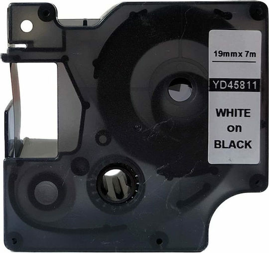 Dymo 45811 Ταινία Ετικετογράφου 7m x 19mm S0720910 σε Μαύρο Χρώμα - Image 2