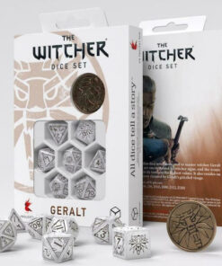 Alternative view of Q Workshop The Witcher Geralt (The White Wolf) Dice 7τμχ