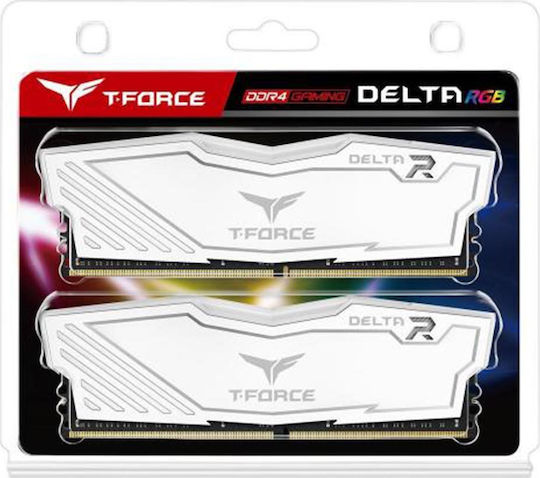 TeamGroup Delta RGB DDR4 16GB RAM με 2x8GB Modules και Ταχύτητα 3200 για Desktop TF4D416G3200HC16FDC01 - Image 5