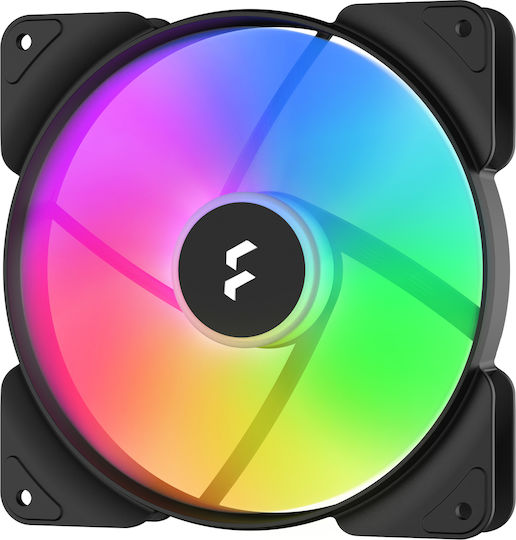 Fractal Design Aspect 14 RGB Black Frame Case Fan 140mm με Σύνδεση 4-Pin PWM 3τμχ - Image 3