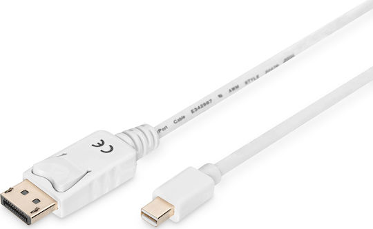 Digitus Cable DisplayPort male - mini DisplayPort female 3.0m (AK-340102-030-W) - Image 2