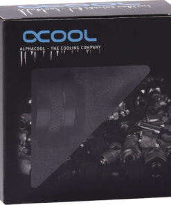 Alternative view of Alphacool Eiszapfen PRO 13mm HardTube Fitting G1/4 Deep Black Fittings Μαύρο 17471