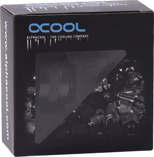 Alphacool Eiszapfen PRO 13mm HardTube Fitting G1/4 Deep Black Fittings Μαύρο 17471 - Image 2