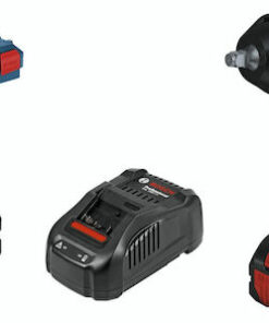Bosch GDS 18V-1000 Brushless Μπουλονόκλειδο Μπαταρίας 18V 2x5.5Ah με Υποδοχή 1/2"