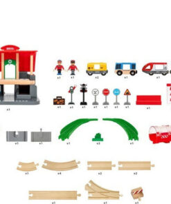 Alternative view of Brio Toys Central Station Σετ με Τρενάκι από Ξύλο για 3+ Ετών 33989