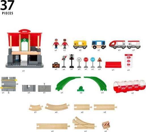 Brio Toys Central Station Σετ με Τρενάκι από Ξύλο για 3+ Ετών 33989 - Image 2