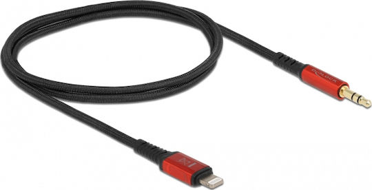 DeLock Καλώδιο Ήχου Lightning male - 3.5mm male 0.5m (86586)