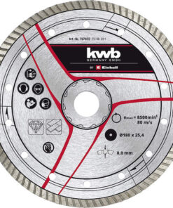 KWB Διαμαντόδισκος Δίσκος Κοπής Δομικών Υλικών 180mm 797650