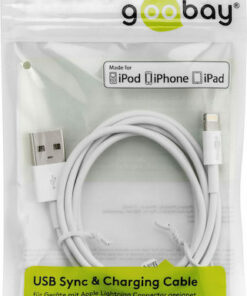 Alternative view of Goobay USB to Lightning Cable Μαύρο 1m (63523)