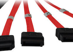 Inter-Tech - Cable 1cm Κόκκινο (88885301)