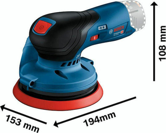 Bosch GEX 12V-125 Έκκεντρο Τριβείο 125mm Μπαταρίας Solo με Ρύθμιση Ταχύτητας και με Σύστημα Αναρρόφησης - Image 2