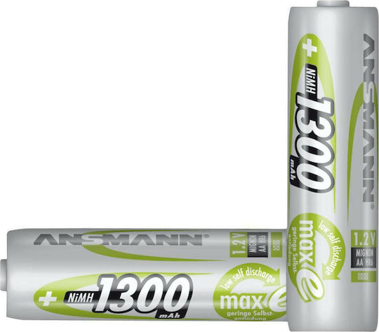 Ansmann Επαναφορτιζόμενες Μπαταρίες AA Ni-MH 1300mAh 1.2V 4τμχ - Image 2
