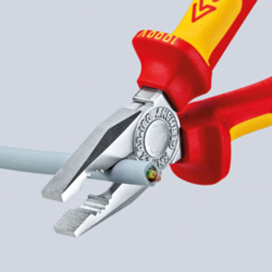 Knipex Πένσα Ίσια Ηλεκτρολόγου Μήκους 180mm 03 06 180 - Image 4