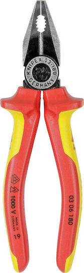 Knipex Πένσα Ίσια Ηλεκτρολόγου Μήκους 180mm 03 06 180 - Image 3