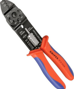 Alternative view of Knipex Πρέσα Ακροδεκτών Διατομής 0.5-6mm² με Απογυμνωτή (Μήκος 230mm) 97 21 215