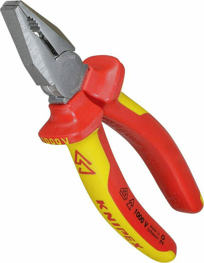 Knipex Πένσα Ίσια Ηλεκτρολόγου Μήκους 180mm 03 06 180 - Image 2