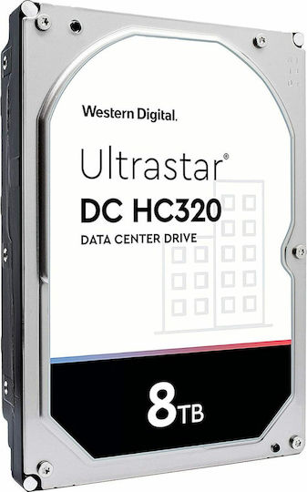 Western Digital Ultrastar DC HC320 8TB HDD Σκληρός Δίσκος 3.5" SATA III 7200rpm με 256MB Cache για NAS / Server 0B36404 HUS728T8TALE6L4 - Image 3