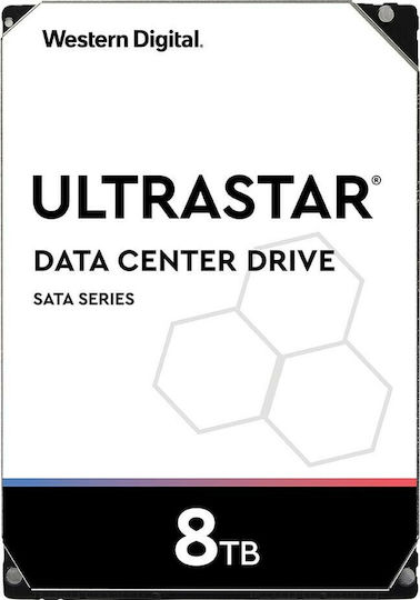 Western Digital Ultrastar DC HC320 8TB HDD Σκληρός Δίσκος 3.5" SATA III 7200rpm με 256MB Cache για NAS / Server 0B36404 HUS728T8TALE6L4 - Image 2