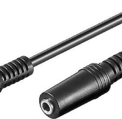 Alternative view of Goobay Καλώδιο 3.5mm male - 3.5mm female Μαύρο 5m (50090)