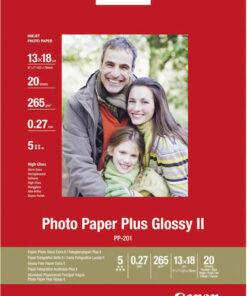 Alternative view of Canon PP-201 Φωτογραφικό Χαρτί Plus ΙΙ 13x18 265gr/m² για Εκτυπωτές Inkjet 20 Φύλλα (2311B018)