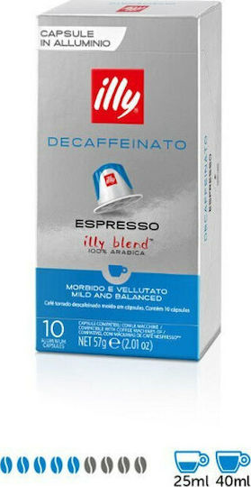 Illy Κάψουλες Espresso Decaffeinato Decaffeine Συμβατές με Μηχανή Nespresso 10caps 01-04-9004 - Image 4
