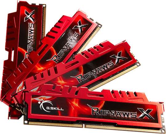 G.Skill RipjawsX DDR3 32GB RAM με 4x8GB Modules και Ταχύτητα 1333 για Desktop F3-10666CL9Q-32GBXL - Image 7