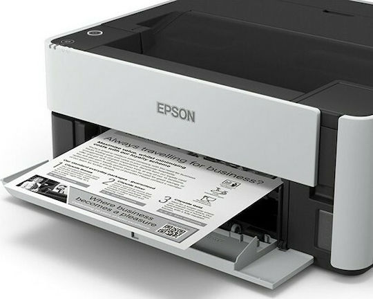 Epson EcoTank M1170 Ασπρόμαυρος Εκτυπωτής Inkjet με WiFi και Mobile Print C11CH44402 - Image 4