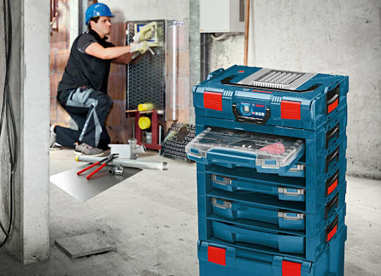Bosch i-Boxx 53 Ταμπακιέρα Εργαλείων 12 Θέσεων με Αφαιρούμενα Κουτιά Πολύχρωμη 35.7x31.6x5.3εκ. 1600A001S7 - Image 2