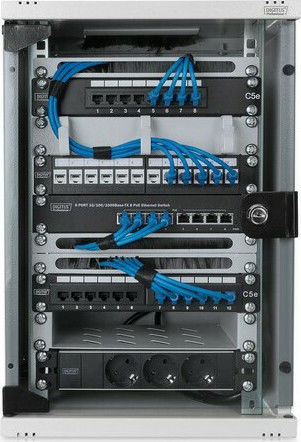 Digitus Επιτοίχια Καμπίνα Rack 9U 30x30x30cm Λευκό DN-10-09U - Image 3