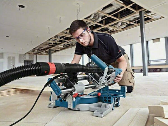 Bosch GCM 8 SJL Professional Φαλτσοπρίονο Ρεύματος Συρόμενο με Ισχύ 1600W, Οδηγό Laser, Δίσκο Κοπής Διαμέτρου 216mm & Ταχύτητα Κοπής 5500rpm - Image 4
