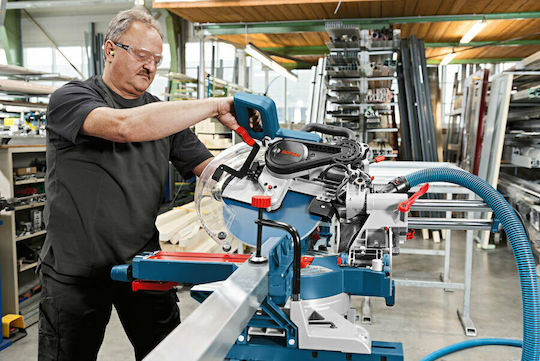 Bosch GCM 12 SDE Professional Φαλτσοπρίονο Ρεύματος Συρόμενο με Ισχύ 1800W, Δίσκο Κοπής Διαμέτρου 305mm & Ταχύτητα Κοπής 4000rpm - Image 5