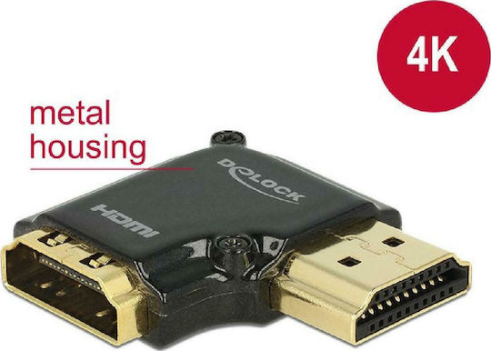 DeLock Μετατροπέας HDMI male σε HDMI female 1τμχ 65661